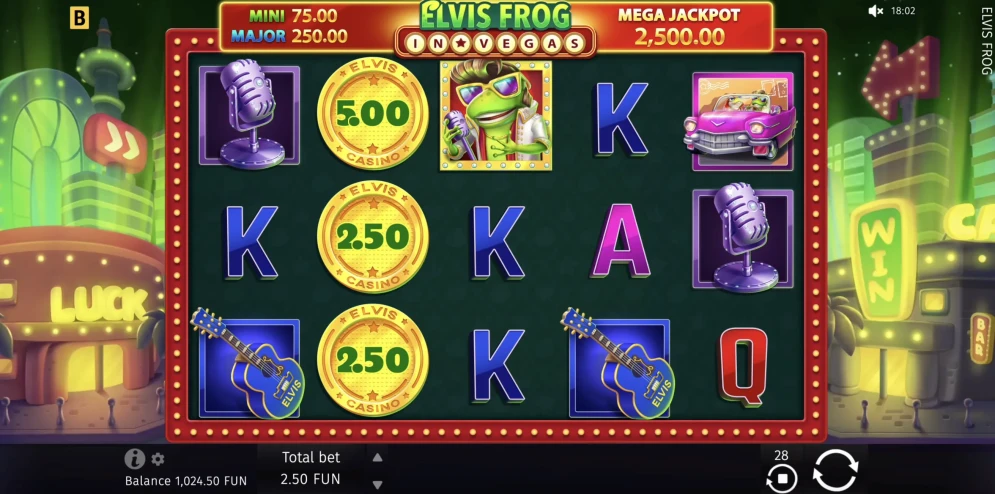 Elvis Frog in Vegas